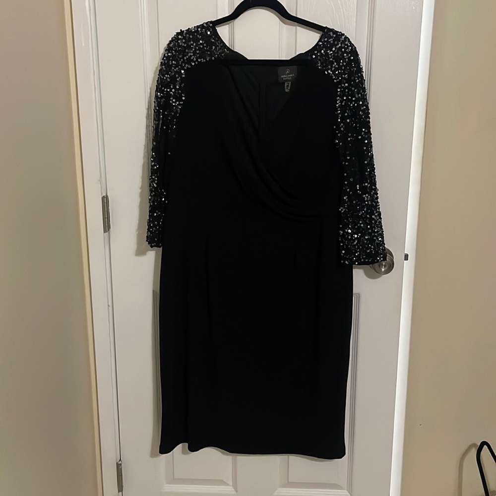 Adrianna papell black dress